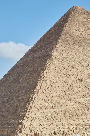 The Great Pyramid of Khufu at Giza, Egypt