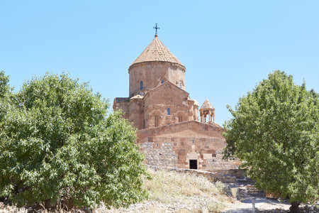 The Cathedral of the Holy Cross on Akdamar Island, Lake Van, Turkey