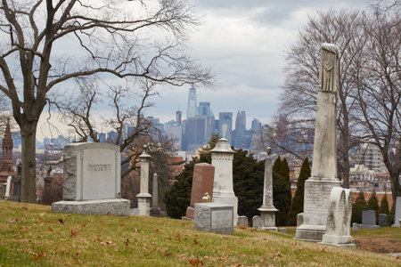 Green-Wood Cemetery isnt only a graveyard for influential figures, but it once served as NYCs prominent green spaceの写真素材