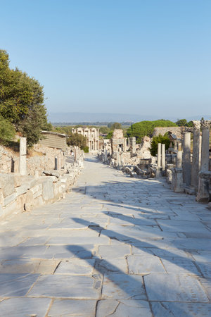 Curetes Street, the Most Prestigious Part of Ancient Ephesus