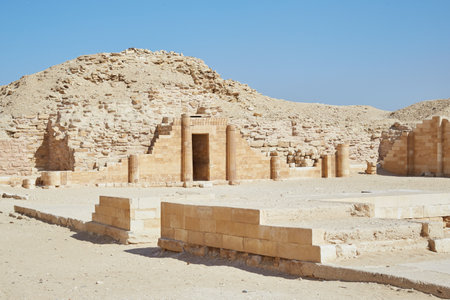 The Ruins Surrounding Djosers Step Pyramid