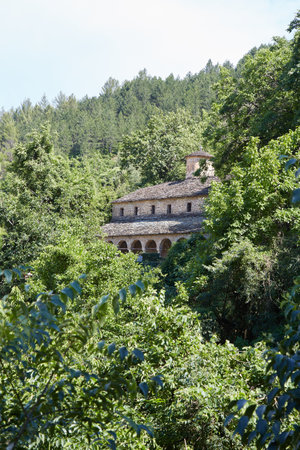The Church of St. Mary outside of Permet in southern Albania