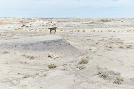 The Bizarre Formations of Bisti Badlands, New Mexicoの写真素材