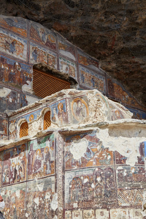 The stunning Sumela Monastery in the eastern Turkish province of Trabzon