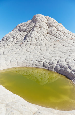 The extraordinary White Pocket in northern Arizona is one of the worlds most unique geologic wondersの写真素材