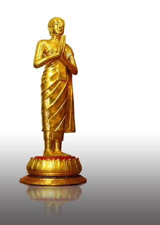 Buddha is revered in Buddhism There are temples all over Thailand.の写真素材