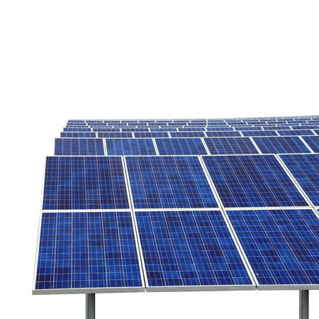 A photovoltaic power station,is a photovoltaic system designed for the supply of merchant power into the electricity grid. They are sometimes also referred to as solar farms or solar ranchesの写真素材