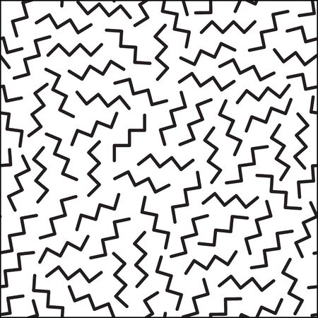 Vector seamless pattern with geometric zigzag elements.のイラスト素材