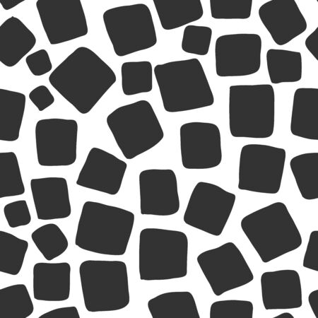 Seamless Vector hand drawn calligraphic brush stroke pattern. Colorful style design.のイラスト素材