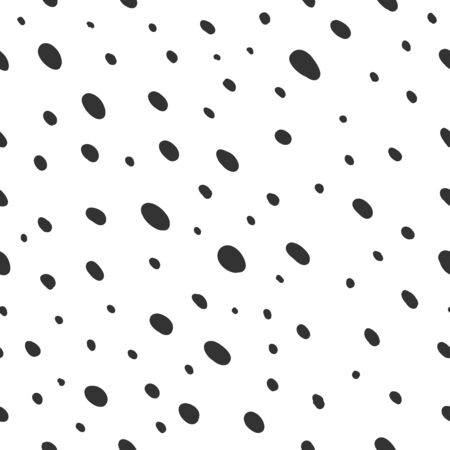 Vector seamless monochrome pattern. Vector hand drawn scandinavian style illustration design.のイラスト素材