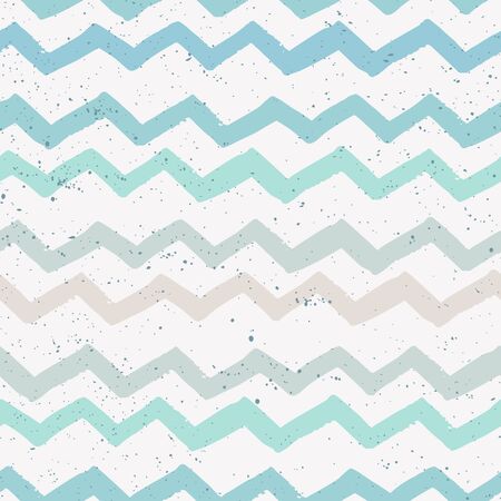 Vector seamless pattern with geometric brush strokes elements. Memphis geometric outline trendy modern style.のイラスト素材