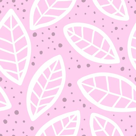 Vector seamless pattern with geometric brush strokes elements. Memphis geometric outline trendy modern style.のイラスト素材