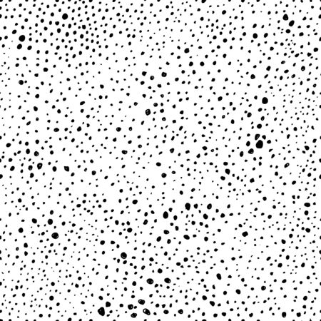 Vector seamless pattern with geometric brush strokes elements. Memphis geometric outline trendy modern style.のイラスト素材