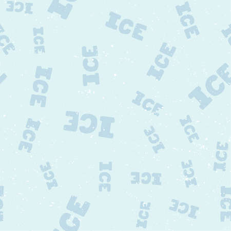Ice. Retro pattern for print design. Cartoon vector illustration. Romantic seamless texture design....