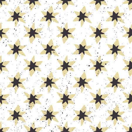 Vintage seamless pattern for Christmas fabric design. Grunge texture background. Tropical nature seamless pattern. Beautiful natural wallpaper.のイラスト素材