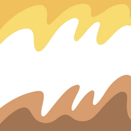 Hand drawn colorful border frame for your concept logo design or social media banner.のイラスト素材