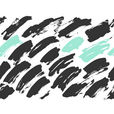 Multicolored Seamless Pattern for fabric design. Water splash paint splatter. Background texture old fabric. Ink paint Line vector.のイラスト素材