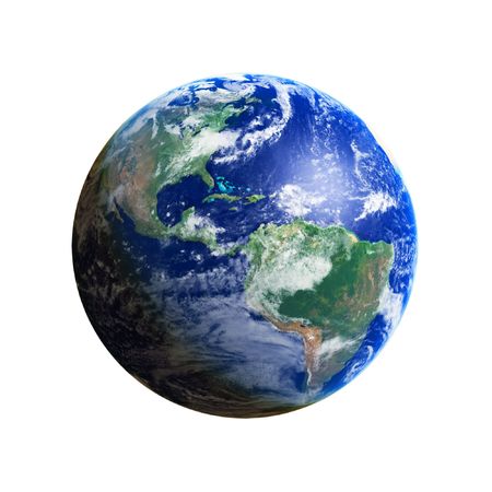 Earth Globe (America), high resolution imageの写真素材