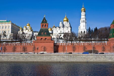 Famous Kremlin of Moscow, Russiaの写真素材