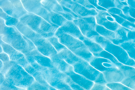 Blue and transparent sea water texture patternの写真素材