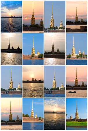 Peter and Paul fortress in Saint Petersburg, Russiaの写真素材