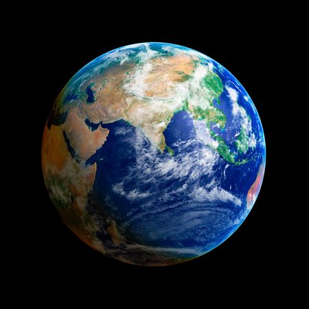 Earth Globe, Asia, high resolution imageのeditorial素材