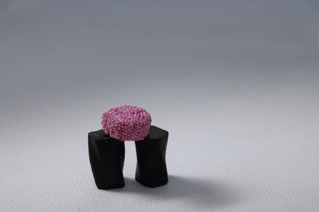 stack of generic liquorice sweetsの写真素材