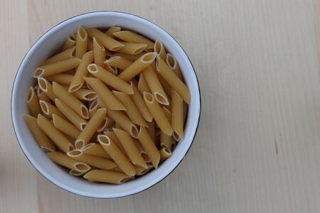 bowl of Penne pasta.の写真素材