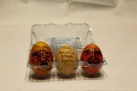 Debate, candidates debate the issues.の写真素材