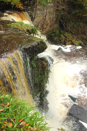 Lynn Falls, North Ayrshire, Scotland.の写真素材