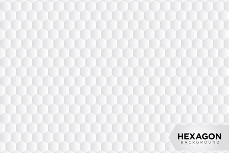 Abstract hexagonal vector background. hexagon shape, geometric hexagonal patternのイラスト素材