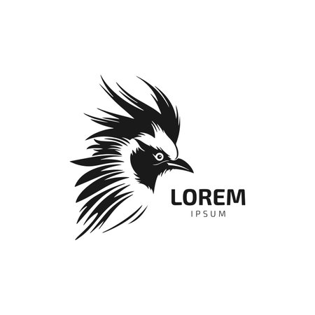 Aggressive Bird vector templateのイラスト素材