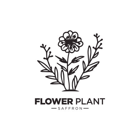 modern feminine flower logo vector templateのイラスト素材