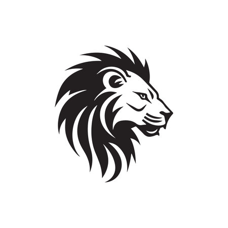 lion king aggressive logo icon vector templateのイラスト素材