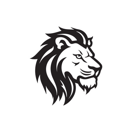 lion king aggressive logo vector templateのイラスト素材