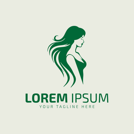 girl logo icon vector illustration template illustration design.のイラスト素材