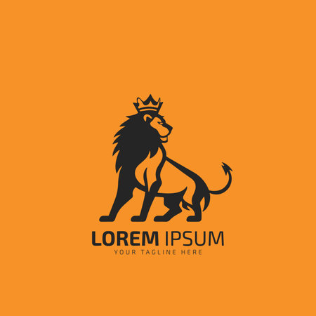 Lion logo Design vector template Illustrationのイラスト素材