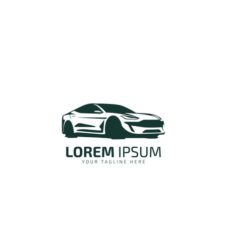 Car logo vector Garage Premium Concept Logo Designのイラスト素材