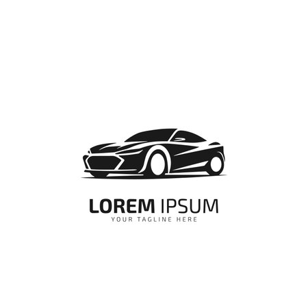 Car logo icon car silhouette car isolated vector illustration designのイラスト素材