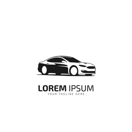 Car logo icon car silhouette car isolated vector illustration design templateのイラスト素材
