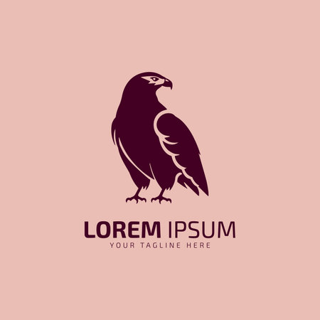 eagle logo template vector illustration icon element isolated - vectorのイラスト素材