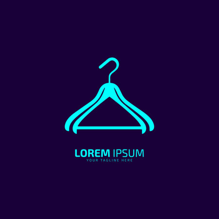 Hanger logo icon vector illustration design hanger symbolのイラスト素材