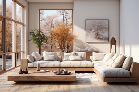 Interior Insights Evocative Room Views Revealed Generative AIの素材
