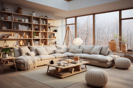 Modern Room Visions Generative AI's Interior View Imageryの素材
