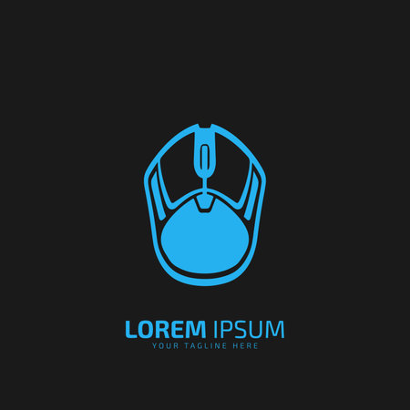 The best of Mouse icon vector, illustration logo template silhouette isolated in trendy style.のイラスト素材