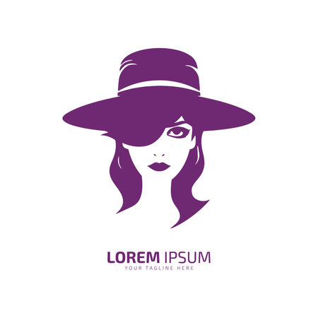 Minimalistic Artistry Abstract Female Face One Eyed Dragon Eye Mask Adult Children logo icon silhouette vector isolated designのイラスト素材