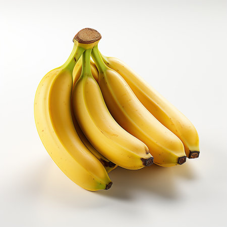 A photo of Banana set isolated on white background Generative AIの素材