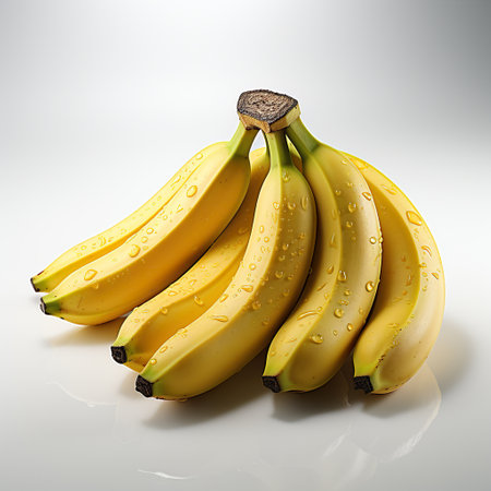 A picture of Banana set isolated on white background Generative AIの素材