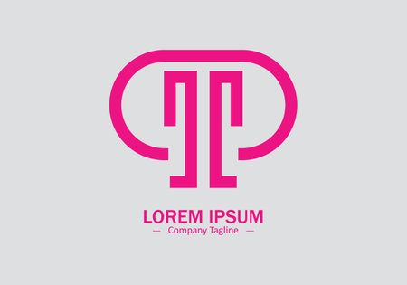 Professional elegant trendy awesome artistic T O or O T or TT initial based Alphabet icon logoのイラスト素材
