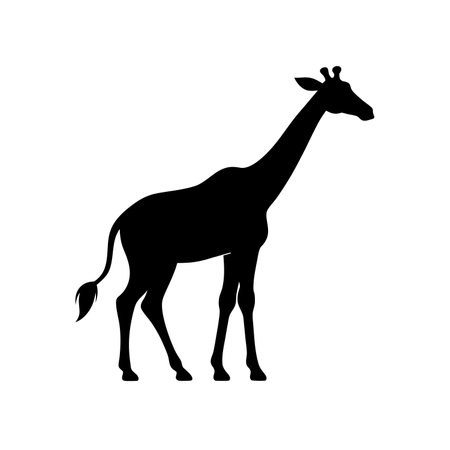 Giraffe logo icon vector illustration design isolatedのイラスト素材